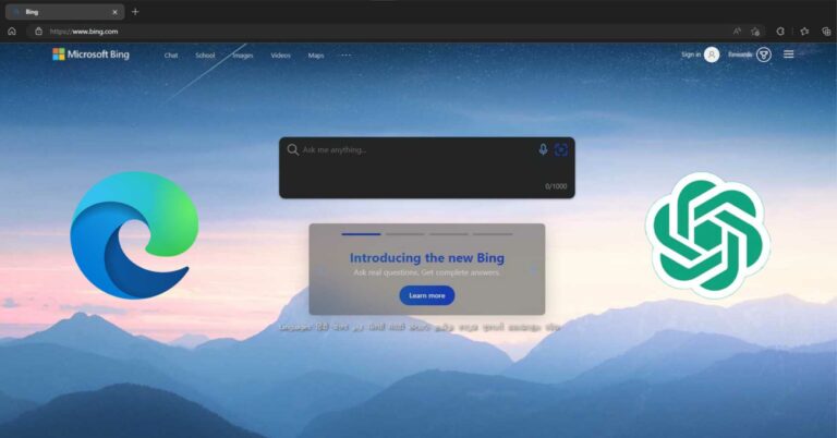 How To Use ChatGPT On Bing & Microsoft Edge