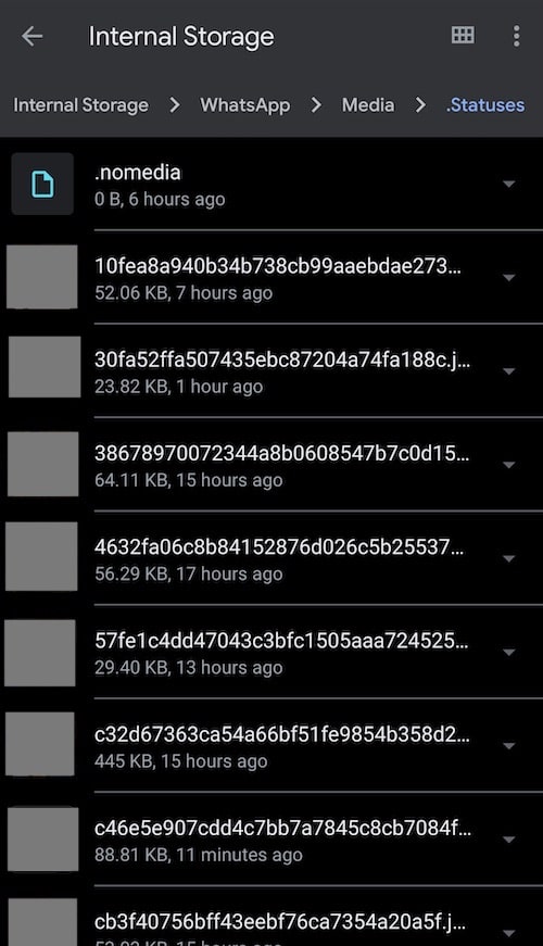 file manager whatsapp status 5