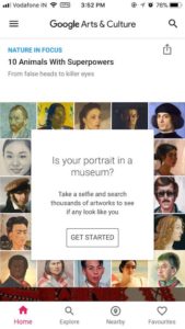google face matching painting app