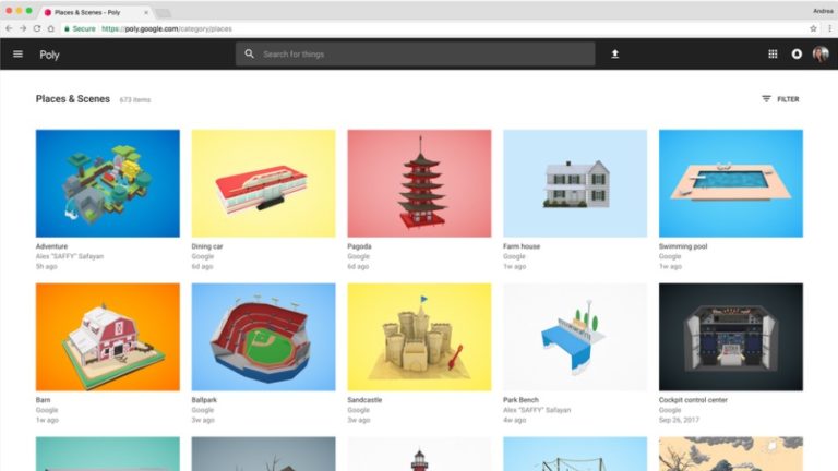 Poly: Google’s 3D Creators Community Goes Live, Alternative To Microsoft’s Remix 3D