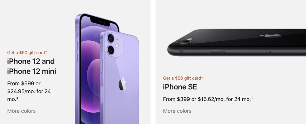 iPhone deals in Apple cyber monday