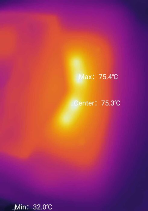 IR Camera temps