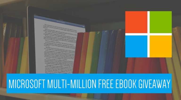 Microsoft Free eBook Giveaway — Download Millions Of Books For Free