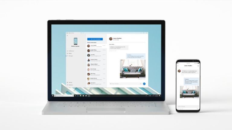 Microsoft’s “Your Phone” App Connects Android And iPhone To Your PC