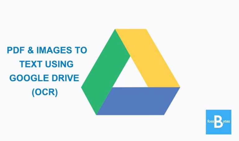 How to Convert Scanned PDF and Images to Text Using Google Drive