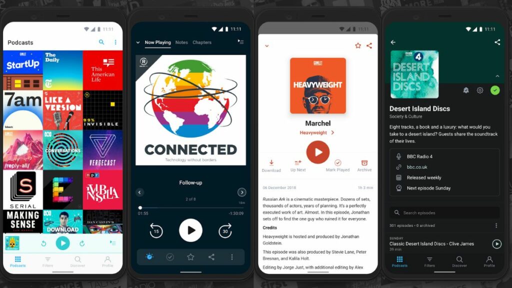 Pocket casts podcast app