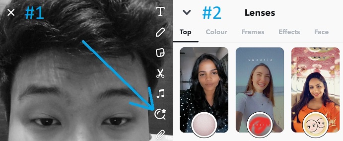 snapchat lenses