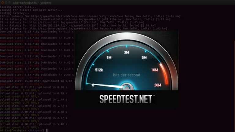 How To Test Internet Speed Using Linux Command Line?