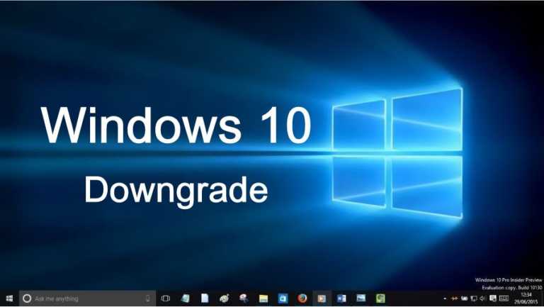 Windows 10 Downgrade Possible Within 1 Month after Upgrading 7 and 8.1