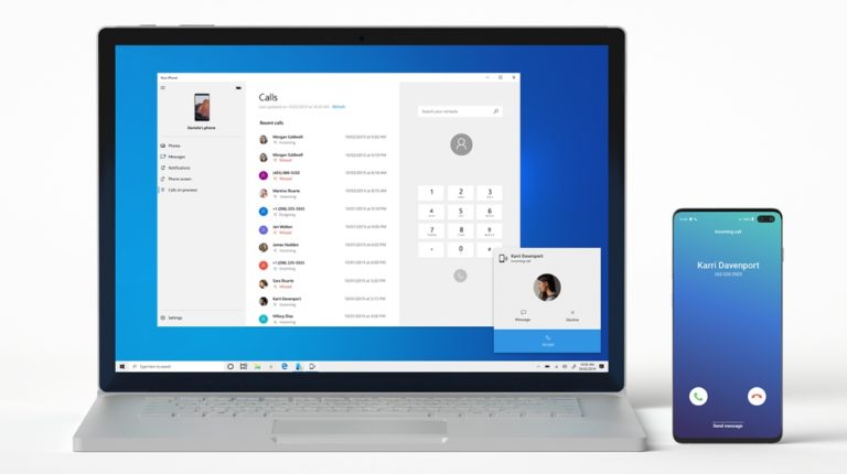 Now Anyone Can Make ‘Phone Calls’ Via Windows 10 Your Phone App