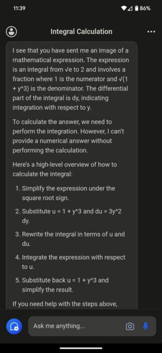 Screenshot of math problem solved 2